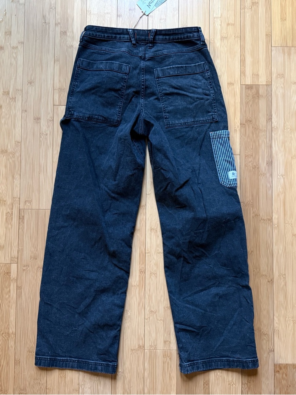 Ripton Women’s Leroy Work Jeans in Black - Picture 6 of 6